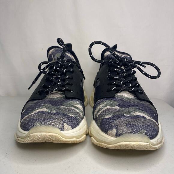 Steve Madden Isles2 Black Camo Sneakers Thick Sole Shoes Size 9 - Picture 4 of 16